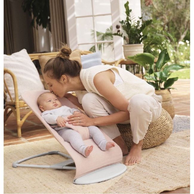 Transat Bliss tissé Babybjorn - Rose clair chiné BABYBJÖRN - 14