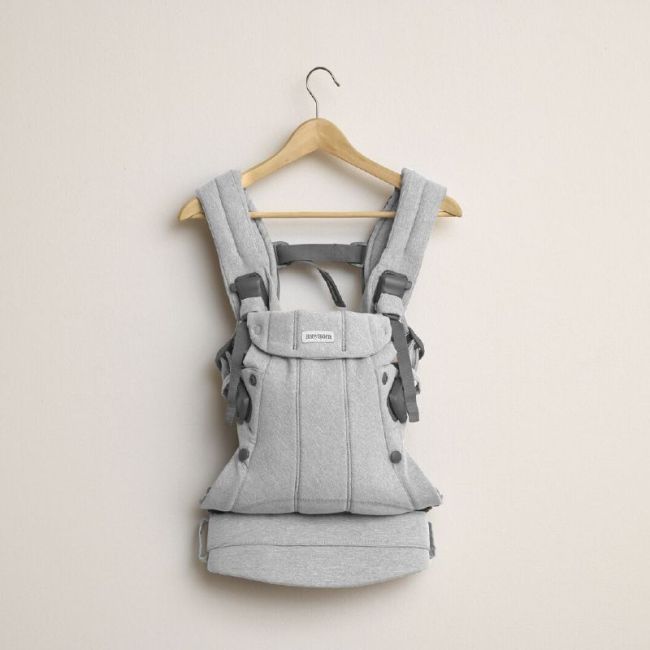 Babytrage Rucksack Harmony Woven - Hellgrau Melange BABYBJÖRN - 4