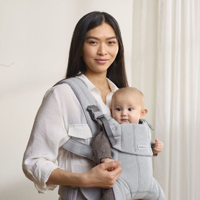 Sac à dos porte-bébé Harmony Woven - Gris clair chiné BABYBJÖRN - 33