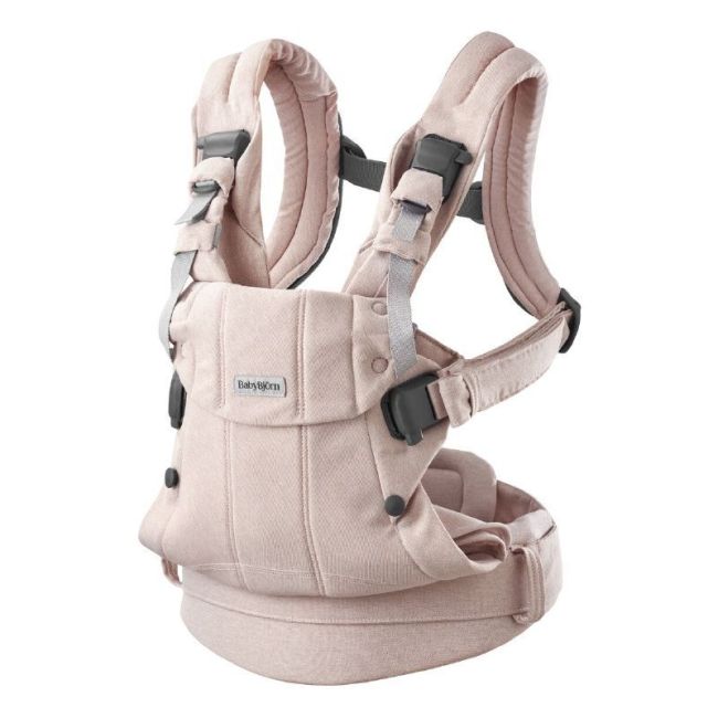 Babytrage Rucksack Harmony Woven - Hellrosa Melange BABYBJÖRN - 2