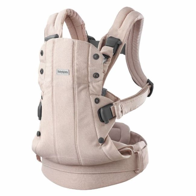 Babytrage Rucksack Harmony Woven - Hellrosa Melange BABYBJÖRN - 3