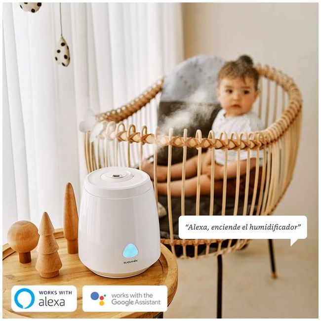 Luftbefeuchter Smart für Babys Weiß