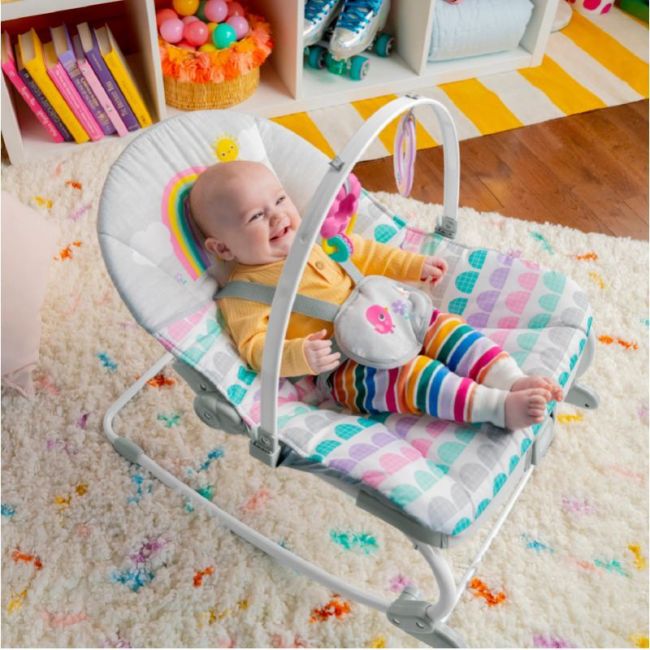 Babywippe Rosy Rainbow KIDS II - 11