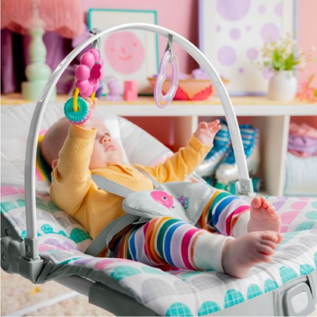 Babywippe Rosy Rainbow KIDS II - 12