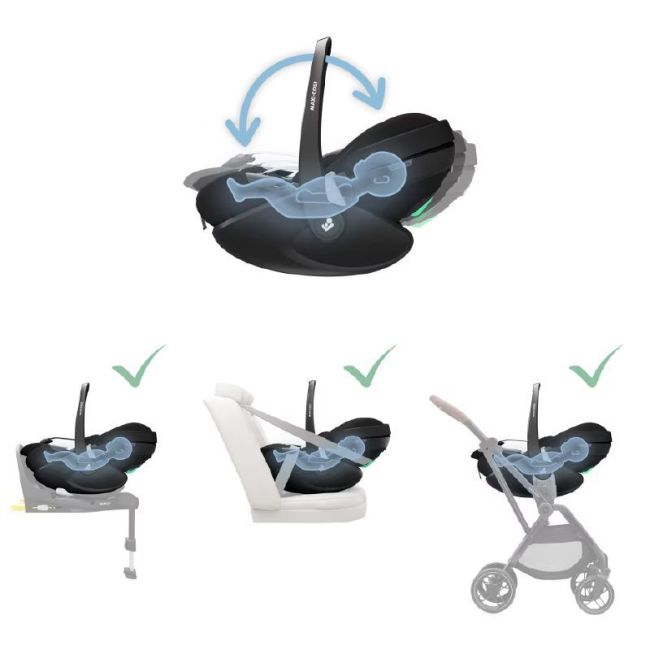 Porte-bébé Maxi-Cosi Pebble 360 Pro 2 - Twillic Black MAXI-COSI - 26