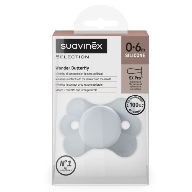 Ciuccio Wonderland SX Pro in silicone 0-6m Suavinex - Blu SUAVINEX - 4