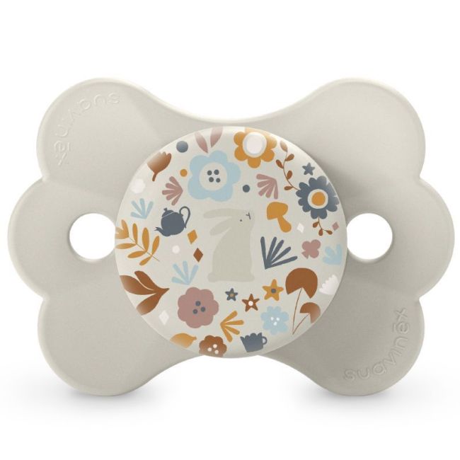 Ciuccio Wonderland SX Pro in silicone 0-6m Suavinex - Liberty Beige SUAVINEX - 1