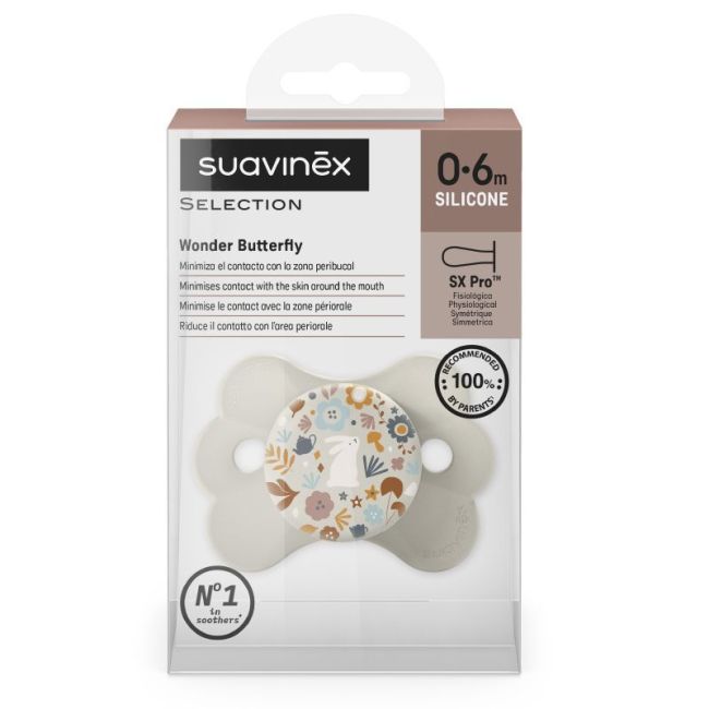 Sucette Wonderland SX Pro Silicone 0-6m Suavinex - Liberty Beige SUAVINEX - 4