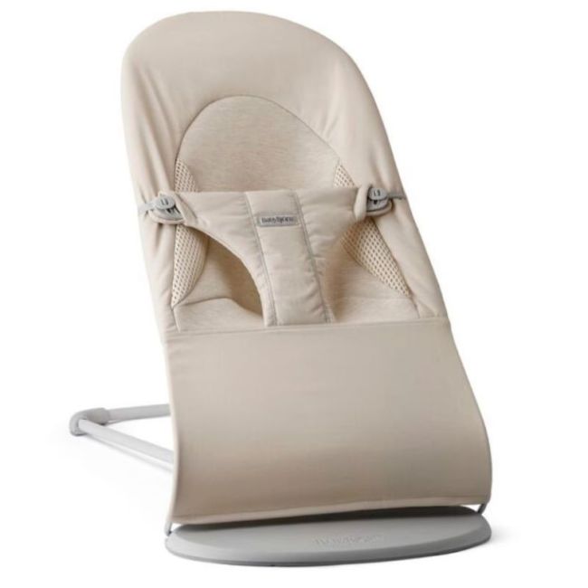 Hamaca Balance Soft Tessuto Woven Salvia Babybjörn - Chiaro/Beige BABYBJÖRN - 1