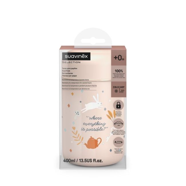 Termo Pour Purées 400ml Wonderland Liberty - Rose SUAVINEX - 3