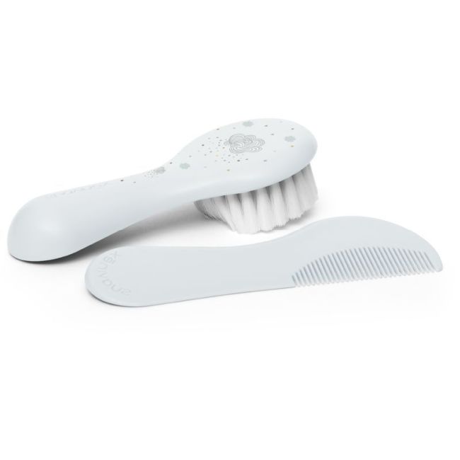 Ensemble Brosse et Peigne Suavinex - Bleu SUAVINEX - 1