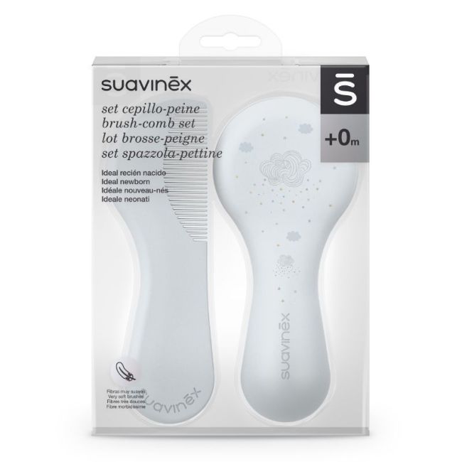 Ensemble Brosse et Peigne Suavinex - Bleu SUAVINEX - 2