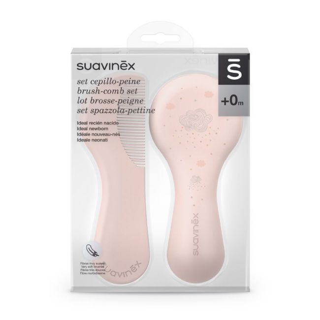 Ensemble Brosse et Peigne Suavinex - Rose SUAVINEX - 2