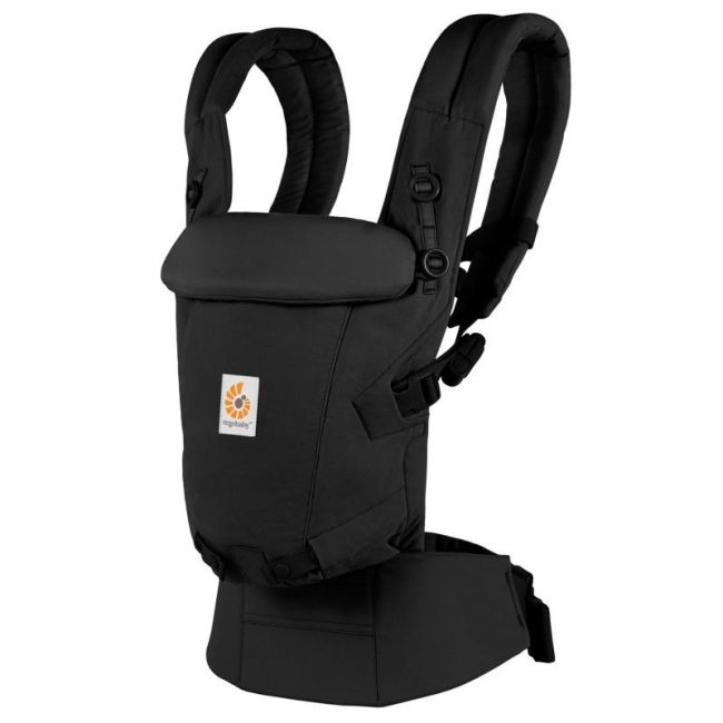 Zaino Porta Bambino Adapt Soft Touch Cotone Nero