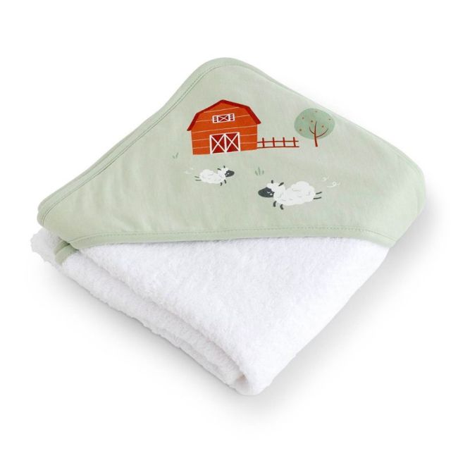 Coperta da Bagno Serigrafia Funny Farm Menta