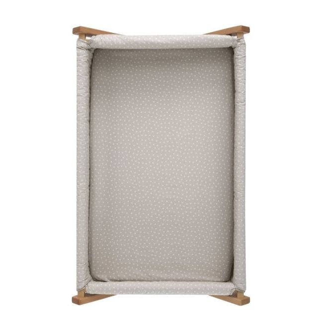 Draps pour Mini Berceau Pack 2 ud. 50X82X10 Cm Abete Beige