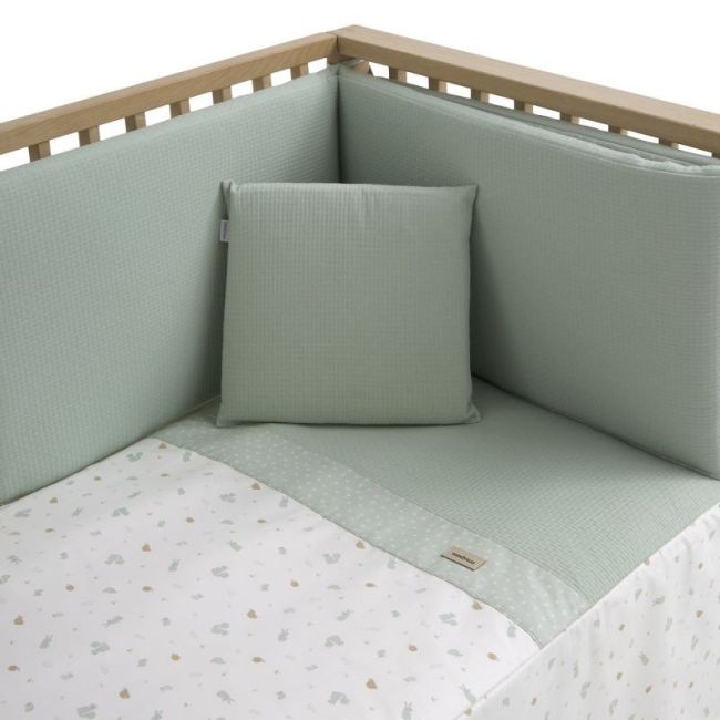 Set 2 Pezzi Coperta I-V. Culla 60 Ardi Verde 60X120X3 Cm