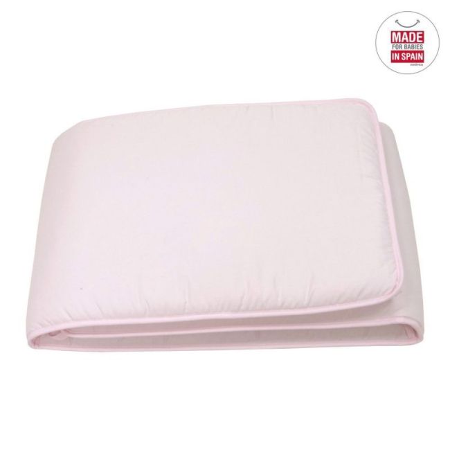 Protector 60 (Kinderbett 60) 180X40X3 Cm Glatt E Rosa Puder