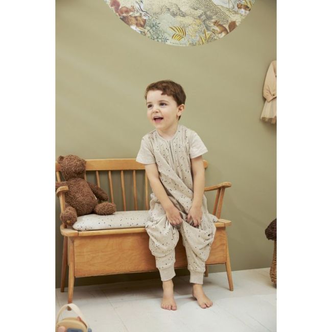 Pyjama Sans Manches Canale Tog 0.5 80 Merib Mini Spot Sand Melange