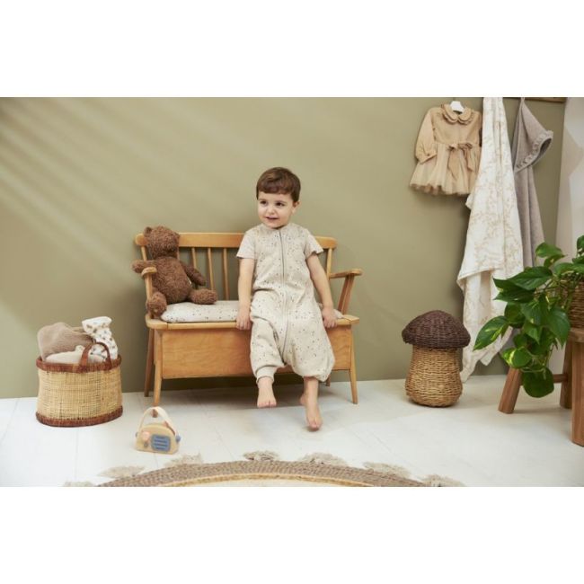 Pyjama Sans Manches Canale Tog 0.5 80 Merib Mini Spot Sand Melange