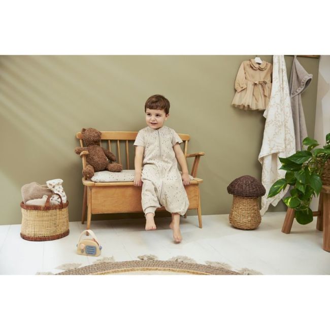 Pyjama Sans Manches Canale Tog 0.5 92 Merib Mini Spot Sand Melange