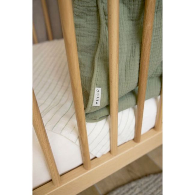 Sacco a Pelo Senza Maniche Foderato Mussola Lavata Tog 2 110 Cm Me-Uni Olive Green