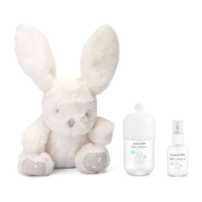 Suavinex Colonia Infantile Set 100ml + 50ml + Peluche Coniglietto in Regalo