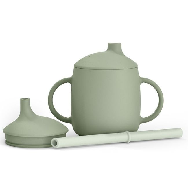 Tasse Évolutive Silicone 3en1 Suavinex Vert