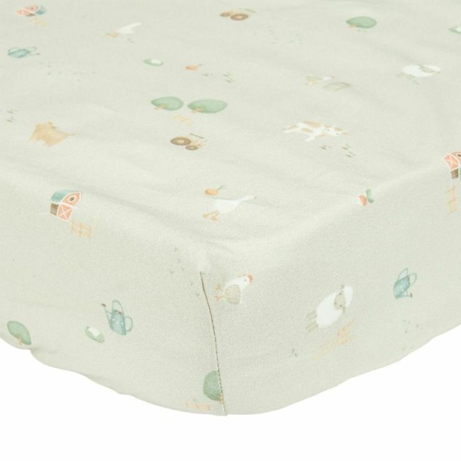 Housse de Matelas Ajustable Berceau Petit Ferme