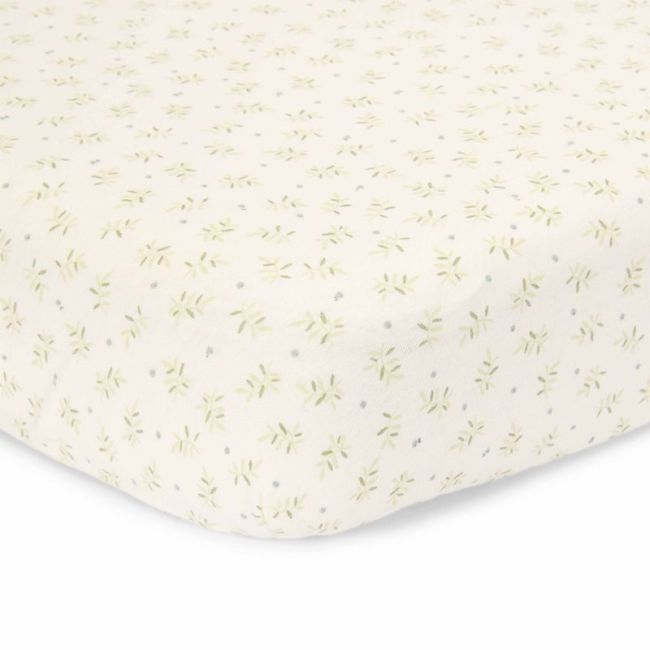 Drap Housse Ajustable Berceau Blueberry Leave