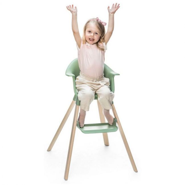 Seggiolone Evolutivo Stokke Clikk in legno Trébol.