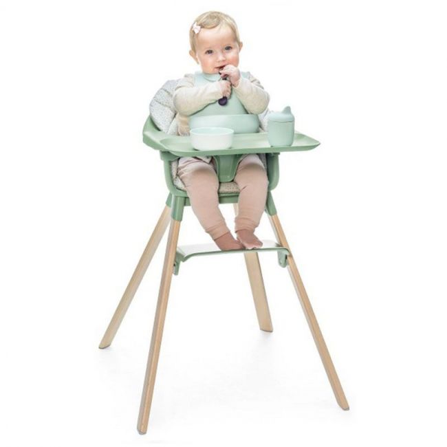 Seggiolone Evolutivo Stokke Clikk in legno Trébol.