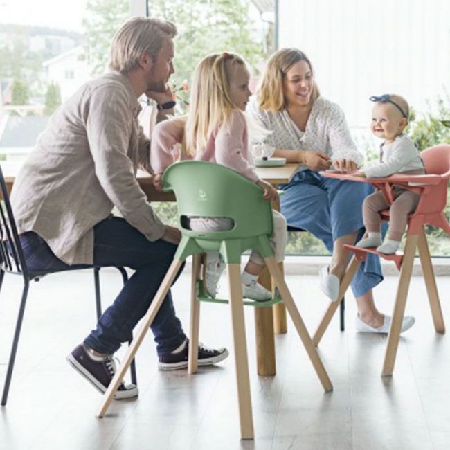 Seggiolone Evolutivo Stokke Clikk in legno Trébol.