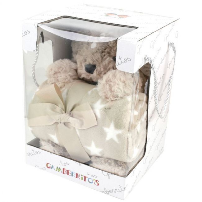 Set regalo pupazzo e coperta: Renne beige