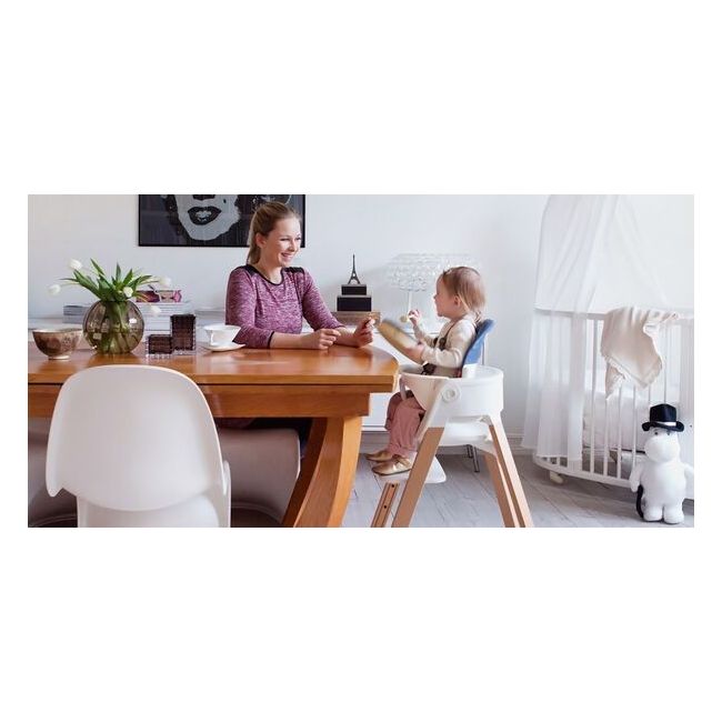 Stokke Steps Kissen für Baby Set Grau Timeless (Organische Baumwolle)