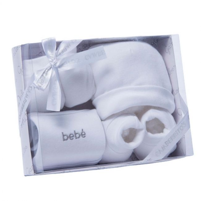 Set pour Bébés 4 pièces Blanc