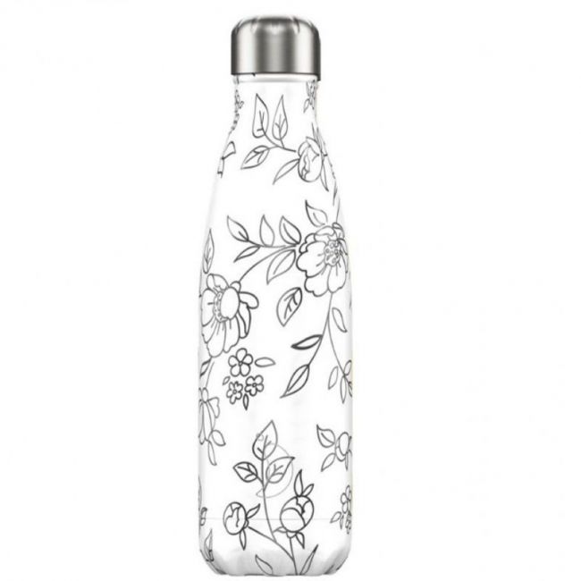 Bottiglia Disegno Fiori 500ml