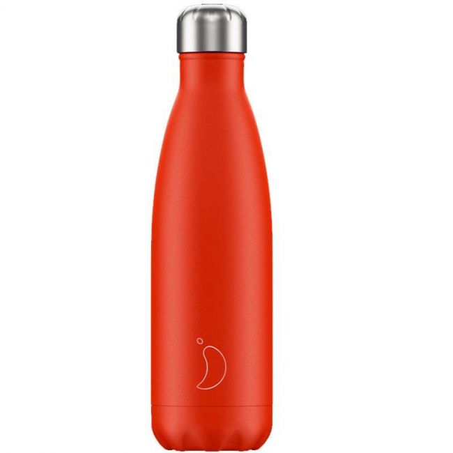 Bottiglia Neon rossa da 500 ml.