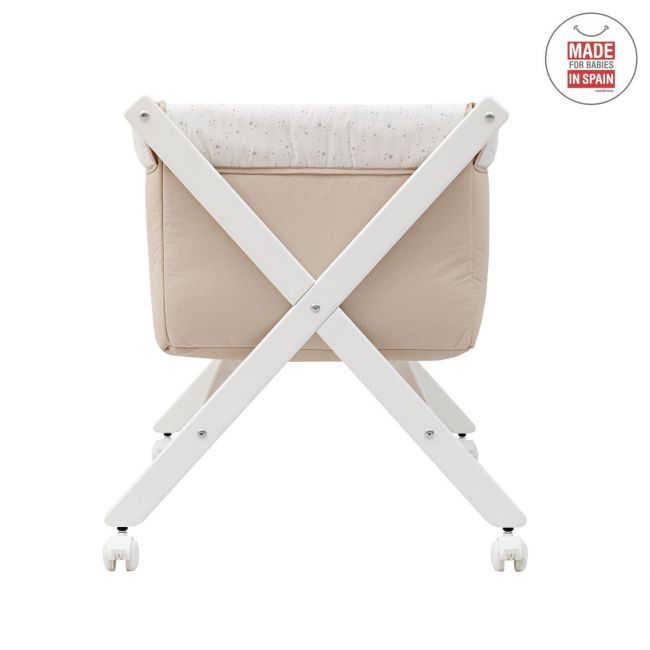 Minicot Ciseaux en bois Sky Beige/BCO 55X87X74 cm CAMBRASS - 2