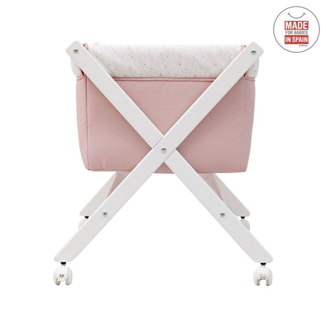 Minicot Ciseaux en bois Sky Pink/BCO 55X87X74 cm CAMBRASS - 4