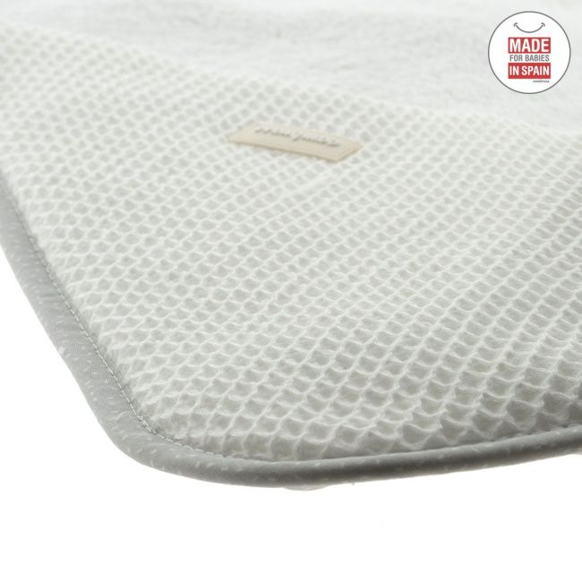 Couche de bain 100X100 cm Gris ciel CAMBRASS - 5