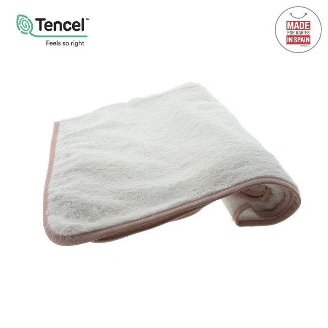 Couche de bain 100X100 cm Rose Ciel CAMBRASS - 5