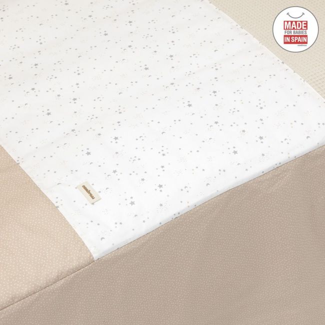 Set copripiumino e paracolpi per lettino 70x140 cm Sky Beige 70X140 cm CAMBRASS - 4