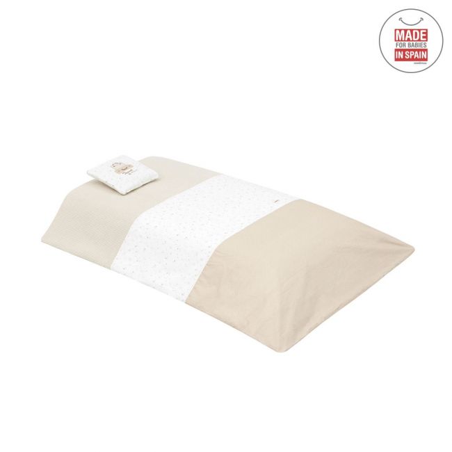 Juego 2 Piezas Bettbezug für Babybett 60 Sky Beige 100X140 Cm CAMBRASS - 2