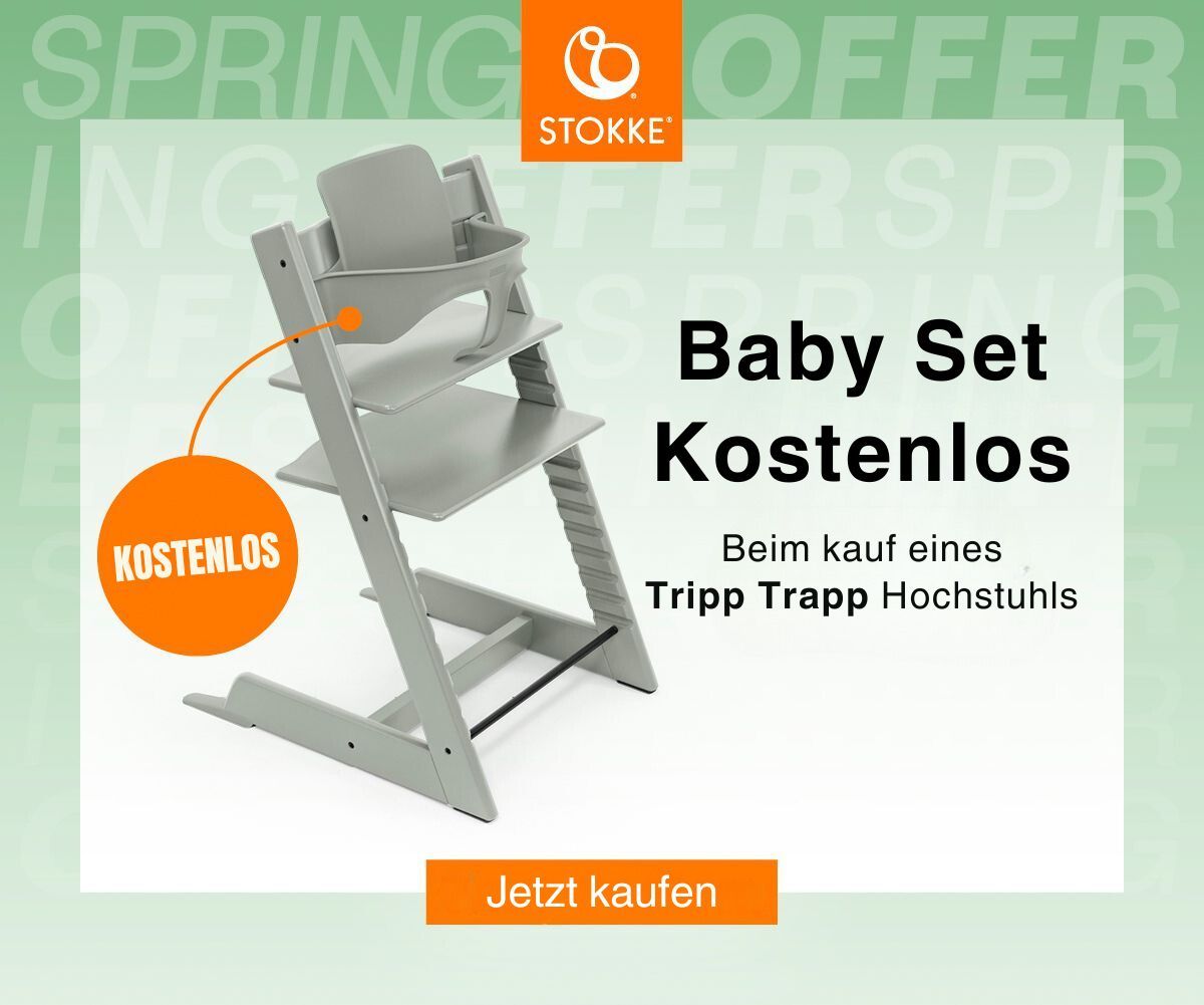 Promotion Tripp Trapp STOKKE avec coffret cadeau pour bébé